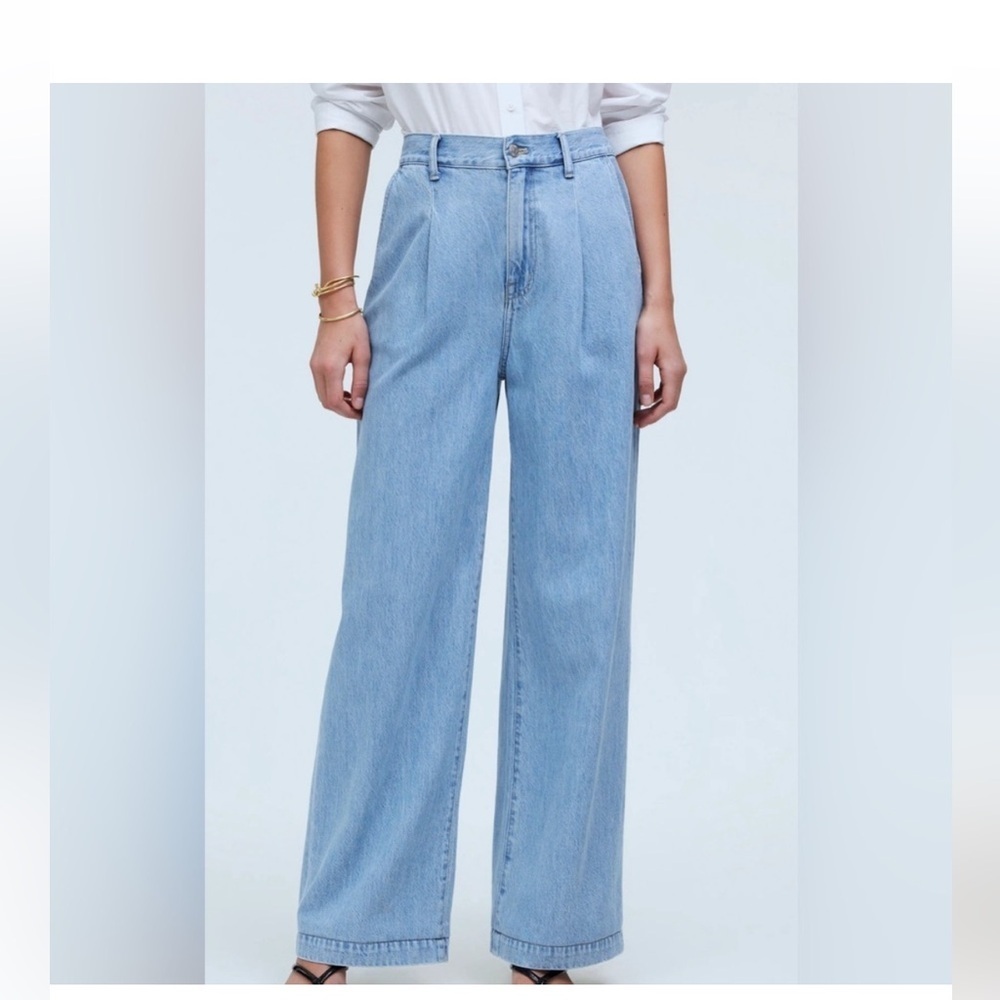 Madewell The Harlow Wide Leg Jean Size 29 Cotton Lyocell